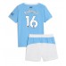 Manchester City Rodri Hernandez #16 Hjemmedraktsett Barn 2025-26 Korte ermer (+ Korte bukser)